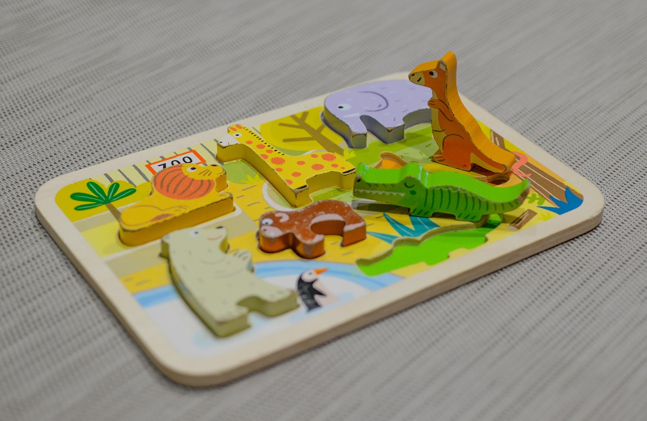 Eğitici Puzzle Seti 4'lü